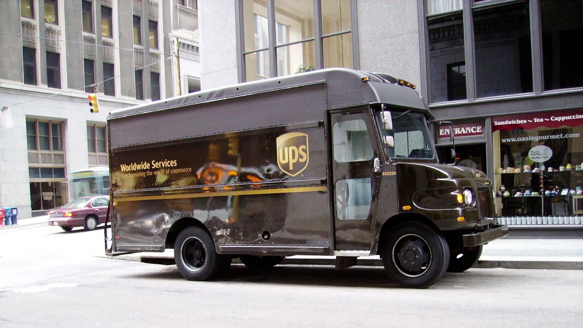 UPS delivery truck — renewable diesel fleet