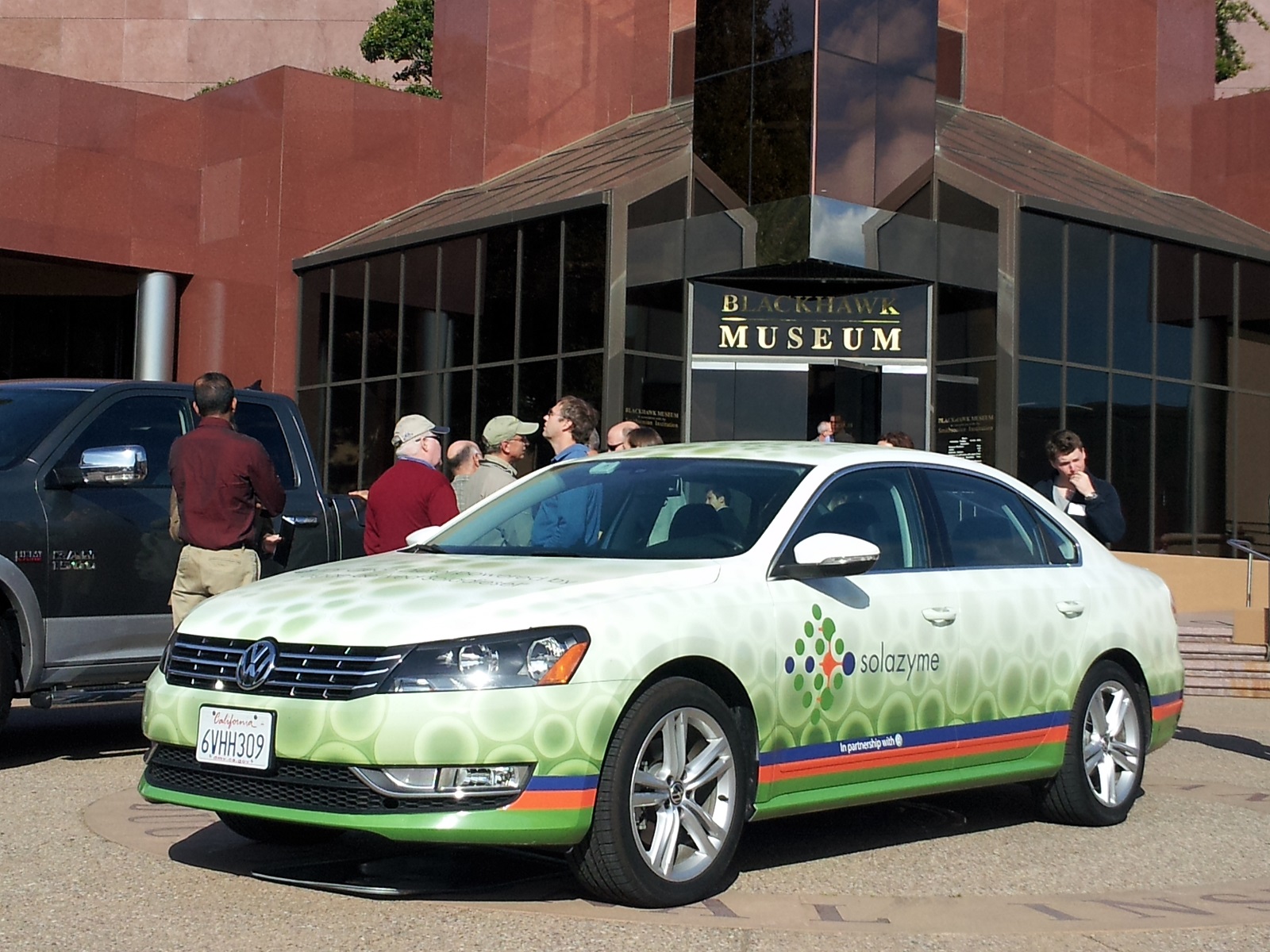 Solazyme-branded Volkswagen Passat TDI test vehicle running on algae-derived SoladieselRD